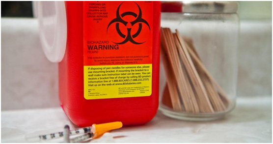 Medical Waste Disposal Containers Image